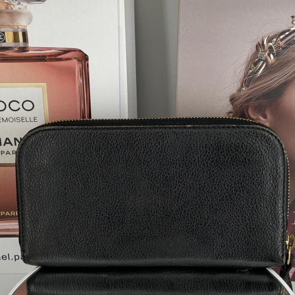 Chloé Black Portefeuille Leather Wallet with Chloe COA - Picture 4 of 12